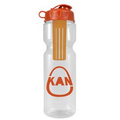 28 Oz. Infuser Bottle W/ Flip Lid